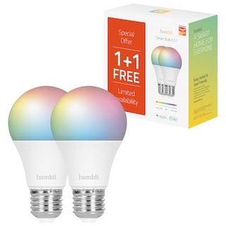 Hombli smarte Glühbirne 9W, E27, RGB 2er Pack