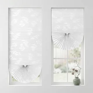 Sekey Plissee 40 x 130 cm weiß