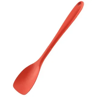 KOCHBLUME Flexlöffel L | Premium-Silikon & BPA frei| Hitzebeständig | Spülmaschinenfest | 30cm | Farbe: rot