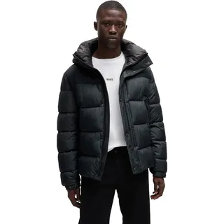 Boss Orange Winterjacke schwarz Polyester einfarbig - Schwarz - L