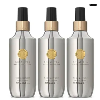 Rituals Raumduft Rituals Royal Tea Home Perfume 3er Set (Vorteilspack mit drei 200 ml Raumduftsprays, 1-St) weiß