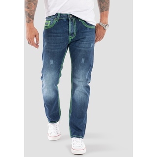 Rock Creek Jeans Comfort Fit dicke Nähte Loose Fit