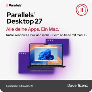 Parallels Desktop 27 Standard für MAC Dauerlizenz