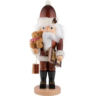 Christian Ulbricht Nussknacker Weihnachtsmann mit Teddy