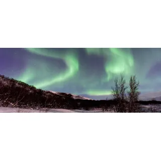 hansepuzzle 30272 - Polarlichter Panorama-Puzzle 2000 Teile - Natur Motiv mit hochwertiger Aufbewahrung: Kartonbox und wiederverschließbarem Beutel - Format 116,6 × 46,7 cm