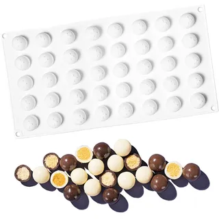 40 Löcher Pralinenform Silikon halbkugel Ø 2.2cm Schokoladenform Halbkugel Kugel Pralinenform Pralinen hohlkörper Silikonform Kugel Für Backen