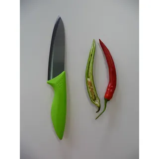 point-home Keramikmesser Universalmesser Kochmesser Messer mit 150mm Klinge grün