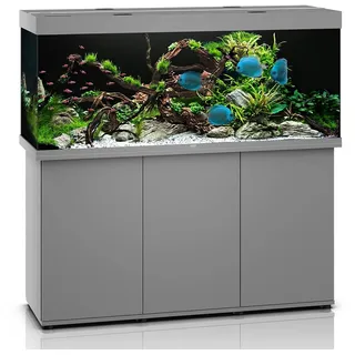 juwel® aquarium Rio 450 450 l mit Unterschrank, Heizer, Filter Grau