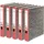 Ordner Recycling 5 cm DIN A4 rot 5 St.