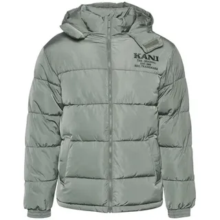 Karl Kani KM233-058-1 KK Retro Hooded Puffer Jacket - Grün