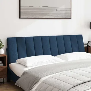 vidaXL Kopfteil-Kissen Hanko Blau 180 cm Stoff