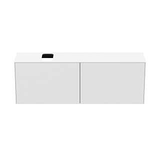 Ideal Standard Conca Waschtisch-Unterschrank T3995Y1 mit Ausschnitt, 2 Auszüge, 160 x 37 x 55 cm, Weiß matt lackiert