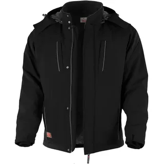 QUALITEX HIGH QUALITY WORKWEAR Winter Softshelljacke PRO Herren schwarz L