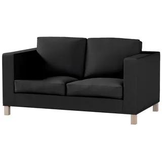 Dekoria Sofahusse Karlanda 2-Sitzer Sofa nicht ausklappbar kurz, Etna schwarz
