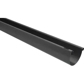 Marley Dachrinne Halbrund RG 75 2 Meter Anthrazit Metallic