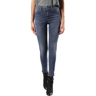 Diesel Skinzee-High 0677E Damen Jeans Hose Skinny (DE/NL/SE/PL, Bundweite & Schrittlänge, 26, 32, Blau) - 26W / 32L