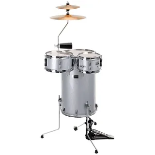 XDrum Club Cocktail Drum Kit Silver Sparkle