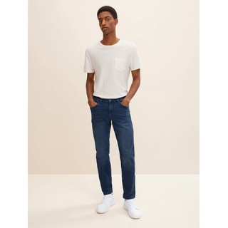 TOM TAILOR Straight-Jeans Marvin Straight Jeans mit Taschendetails blau 29/32