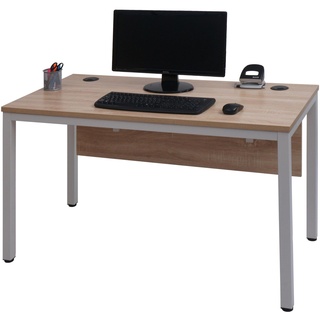 Schreibtisch MCW-E94, Bürotisch Computertisch 120x60cm ~ natur-weiß
