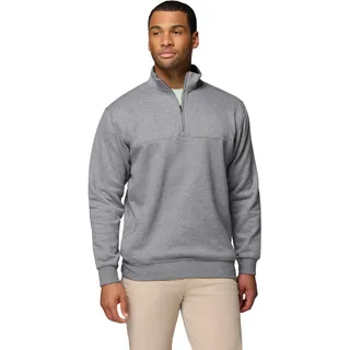 Columbia Herren Hart Mountain Ii Halber Reißverschluss Wanderhemd, Charcoal Heather, Large Hoch - L Tall