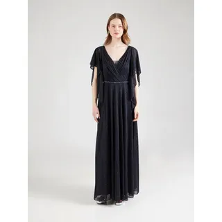 Vera Mont Abendkleid Glitzer-Look Blau/Grau 42
