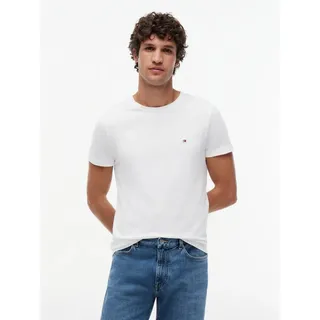 Tommy Hilfiger Core Stretch Slim Fit C Kurzarm-T-Shirt White XL