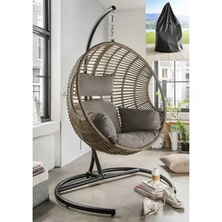 Destiny Coco Deluxe II Hängesessel Beige/Grau