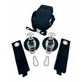 STYYL Magnetset - PRO - 2 Stück Universalmagnet-Befestigung mit jeweils 55kg Haftkraft - Magnethaken für Camping, Kastenwagen & Vanlife - gummierte Magnete - Camping Offrroad Camper Zubehör Gadget