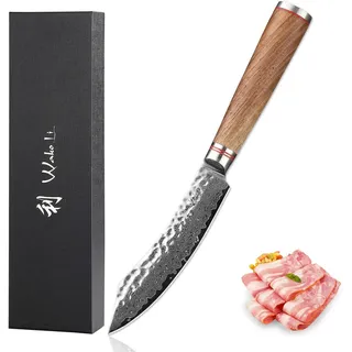 Wakoli Nussbaum Damast Steakmesser 12,5 cm