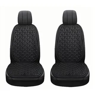 Sitzkissen Auto für Cupra Terramar 2024 2025, Autositzschoner Vordersitze Rutsch Unterlage Autositzauflage Autositzbezüg Sitzkissen,Black-4-piece set