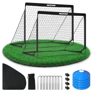 NEOLYMP Fußballtor Schwarz 120 x 90 cm