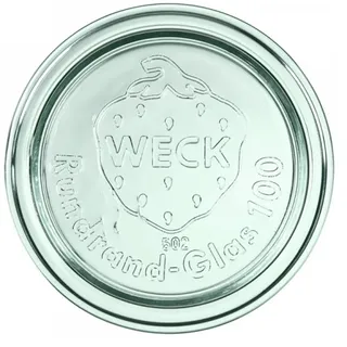 Weck Deckel 100 mm 6 Stück | Zum Einkochen von Konserven, Säften, zur luftdichten Aufbewahrung von trockenen Zutaten Gläser