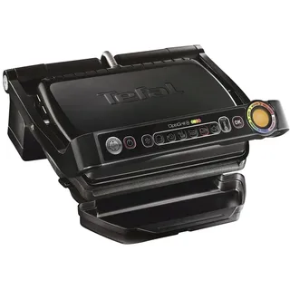 Tefal GC7128 OptiGrill+ Schwarz Elektro, Tisch Kontaktgrill Grillfunktion, An...