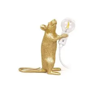 Mini-tischlampe In Mausform, Goldfarben, Nordisch, Kreativ, Für Wohnzimmer, Esszimmer, Schlafzimmer, Bekleidungsgeschäft, Beleuchtung, E12 (ohne Lichtquelle)