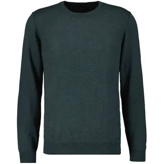Rundhalspullover RAGMAN, Herren, Gr. 54, grün (dunkelgrün, 357), Strick, 95% Baumwolle 5% Kaschmir, Rundhals, Pullover Rundhalspullover