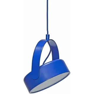 Hübsch Interior Stage 1-flg. 22 cm rund blau Metall