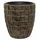 Polyrattan Pflanztopf 38 42cm braun