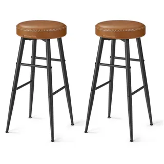 VASAGLE Barhocker 51,6 x 76,2 x 51,6 cm Braun