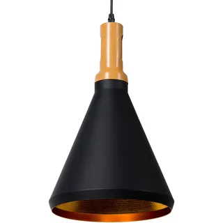 Beliani Mackenzie 1-flg. 24 cm rund schwarz/gold