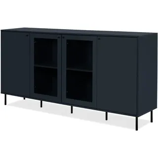 furn.design Sideboard Barina 180 x 90 cm Blau