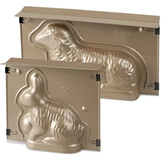 Dr. Oetker Osterlamm Hase Backformen-Set, 900ml & 600ml, 3D Kuchenformen