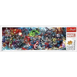 Trefl - Puzzle 1000 Teile, Werde Teil des Universums, Panorama, Marvel | Für Kinder und Erwachsene ab 14 Jahren, hochwertige, kreative Unterhaltung, präzise passende Teile