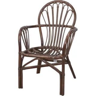 Hofmann Living And More Esszimmersessel Handgeflochten braun