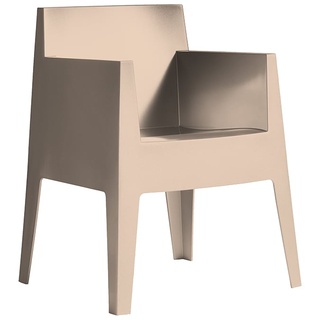 Driade Toy Stuhl mit Armlehne Einzelstück | puder