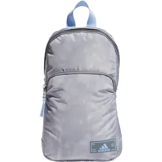 adidas Unisex Essentials Sling Small Crossbody Bag for Women and Men (5l) Umhängetasche, Stone Wash Grey/Blue Dawn/2.0 - Einheitsgröße