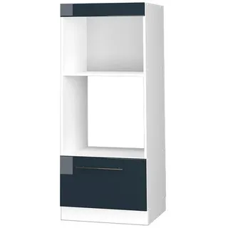 Vicco Mikrowellenschrank Fame-Line 60 x 0 x 0 cm Dunkelblau Hochglanz