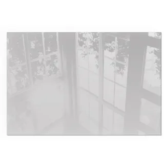 Tulup Kaminbodenplatte Glas 60 x 40 x 0,4 cm Grau