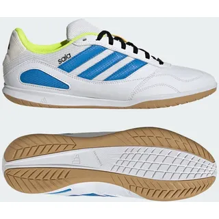 adidas Super Sala Competition III IN Herren Cloud White/Lucid Ray Blue/Solar Yellow 44