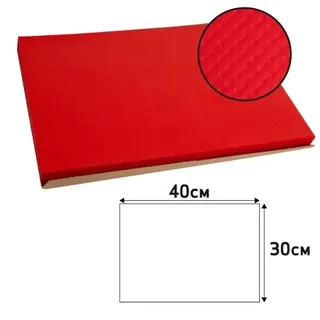 ProNappe 500 PROnappe Platzsets Tiss Lack rot 30,0 x 40,0 cm