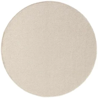 benuta pure Rocco Wollteppich 250 x 250 cm Weiß